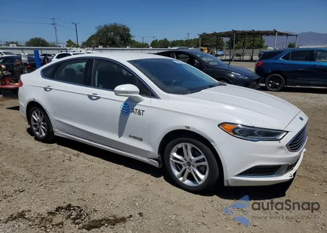 2018 Ford Fusion Se Hybrid z USA, uszkodzony, nr VIN 3FA6P0LUXJR118763